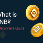 Binance Coin (BNB) token visualizing its ecosystem applications in DeFi, NFTs, and smart contracts