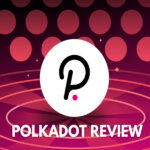 Abstract visualization of Polkadot network with parachains connecting to a central relay chain